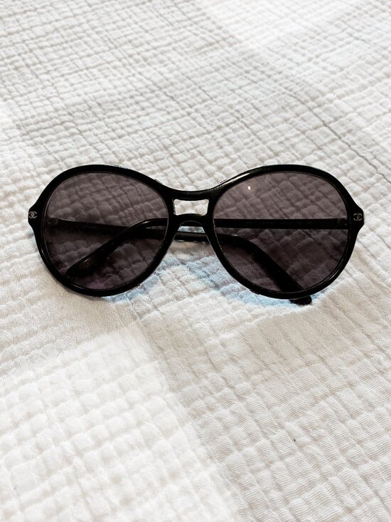 CHANEL Authentic Aviator‑Cat‑Eye Glasses main image 6